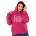 thumbnail image 3 of Inspirational Create The Future Quote Women Plus Size Graphic Pullover Hoodie Brisco Brands 2X, 3 of 3