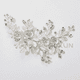 thumbnail image 5 of Broches Para El Cabello Novia Con Clip De Diamantes Flores Plateado, 5 of 5
