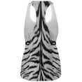 thumbnail image 2 of White Siberian Tiger Costume All Over Womens Work Out Tank Top - X-Large, 2 of 2