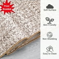 thumbnail image 4 of HOMERRY 2' x 6' Modern Area Rug for Hallway Kitchen Braided Print Indoor Washable Neutral Carpet, Beige, 4 of 5