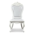 thumbnail image 3 of Furniture of America Albernit Faux Leather Side Chairs in White (Set of 2), 3 of 5