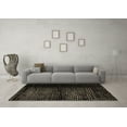 thumbnail image 3 of Ahgly Company Indoor Rectangle Abstract Brown Modern Area Rugs, 2' x 5', 3 of 4