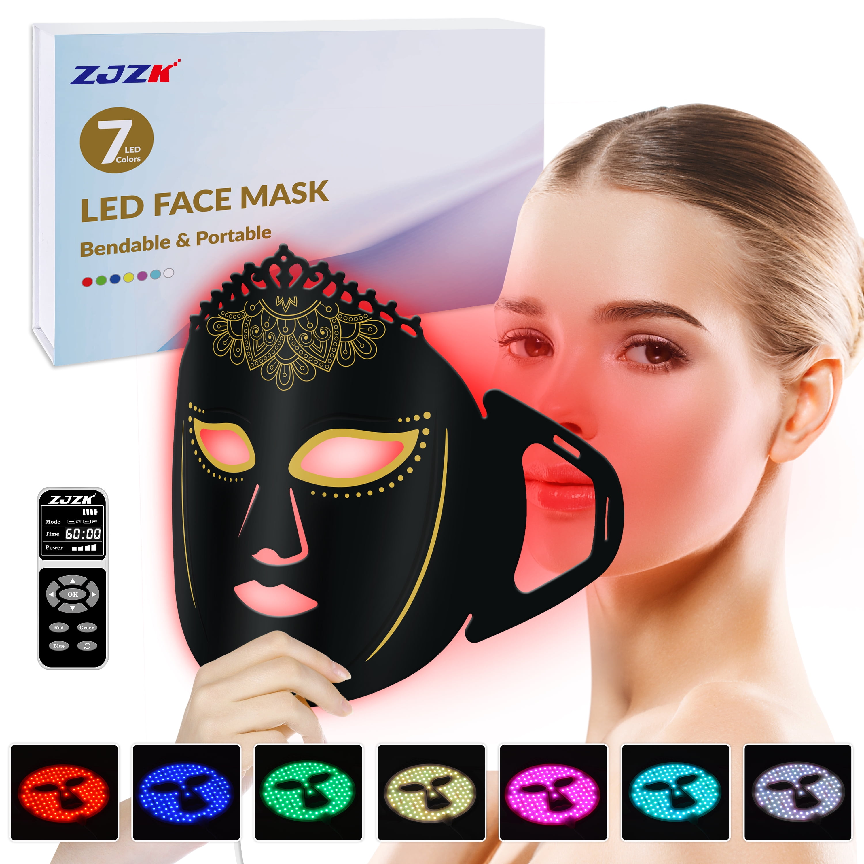 Solawave Neck & Chest Rejuvenating Mask - Red Light & Near