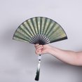 thumbnail image 3 of CSChome Handheld Fan Elegant Folding Chinese Style Hand Painting Lightweight DIY Photography Prop, 3 of 7