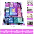 thumbnail image 4 of Birthday Gifts for 16 Year Old Girls, Sweet 16th Birthday Decorations for Girls Daughter Granddaughter, Birthday Blanket 60" X 50" Best Birthday Gift for 16 Year Old 16th, 4 of 5
