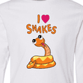 thumbnail image 4 of Inktastic I Love Snakes Long Sleeve Youth T-Shirt, 4 of 5