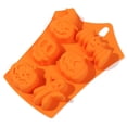 thumbnail image 1 of Home Cake Making Craft DIY Halloween Chocolate Mold Ghost Face Bat Skull Ice Tray Pumpkin Silicone Mould TYPE 1, 1 of 1