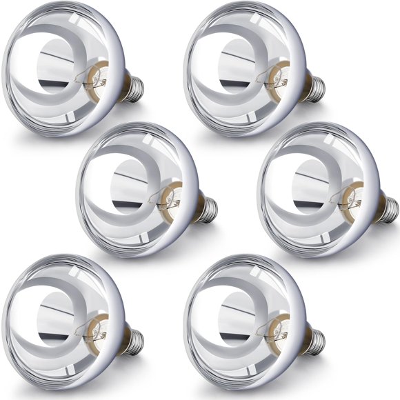 Paquete de 6 bombillas incandescentes VIHOSE de 250 W, 120 V, R40