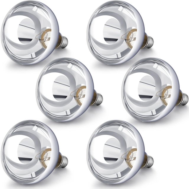 Paquete de 6 bombillas incandescentes VIHOSE de 250 W, 120 V, R40