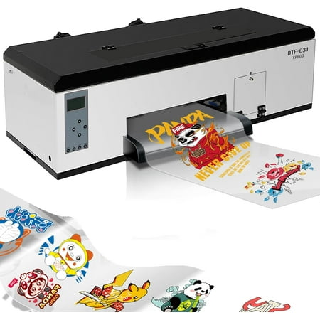 SIHAO A3 XP600 DTF Printer, 2160 * 720dpi DTF Transfer Printer Machine with White Ink Mixing Circulation and Auto Cleaning(C31 XP600)