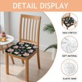 thumbnail image 2 of Pioneer Flower Seat Covers for Dining Room Chairs Set Of 6,Stretch Printed Washable Chair Seat Cover with Elastic Ties and Button,Removable Waterproof Couch Cushion Covers, 2 of 6