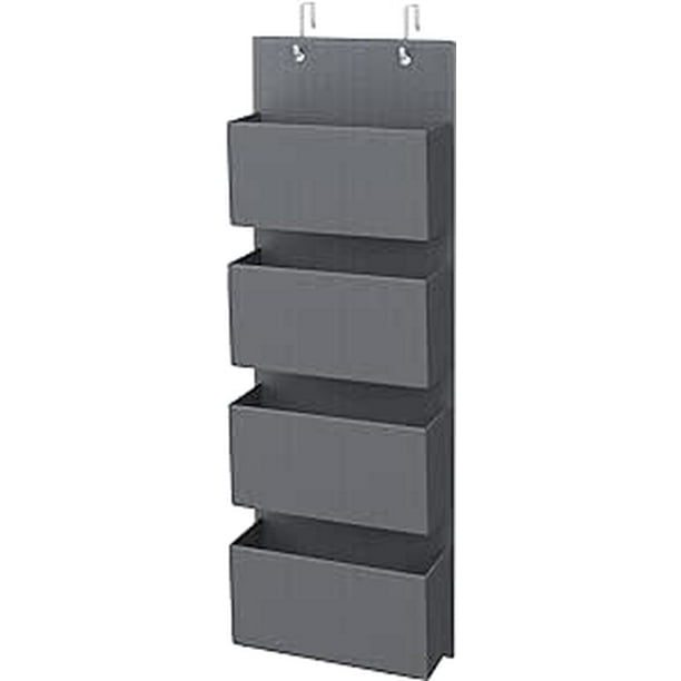 SONGMICS Organizador Colgante de Puerta con 4 Bolsillos 12x33.5x100 cm