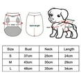 thumbnail image 5 of Pet dog clothes cute warm coat dog reflective sweater back protection traction equipment, 5 of 5