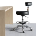 thumbnail image 3 of golytefs Medical Stool with Wheels And Backrest Height Adjustable Rolling Stool Salon Shop Home And Medical Dental Assistant Chair (with Foot Rest), 3 of 8