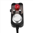 thumbnail image 3 of 4X Universal Cnc 4 Mpg Pendant Hand Wheel 100 Pulse 5V & Emergency Stop Cnc Router Handwheel 4Axis Type,4 x 100 pulse 5v MPG Pendant Handwheel,Black, 3 of 8