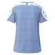 thumbnail image 5 of Camisas de Manga Corta para las Mujeres Impresión Cuello Redondo Suéter Encaje Camisa, Blusa de Verano Casual para las Mujeres, 5 of 5