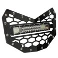 thumbnail image 4 of UTV Mesh Grille Replacement,Black UTV Mesh Grille UTV Mesh Grille UTV Grillwith LED Light Reliable and Durable, 4 of 5