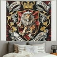 thumbnail image 2 of Orinice  Woven Tapestry Throw Blanket, Gryffindor Shield Painting, 2 of 6