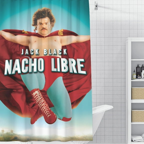 Nacho Libre-theme Bathroom Shower Curtain Home Decor,Bath Curtains Durable Waterproof Bath Curtain , Adluts Girls Boys Bathroom Decor House Gifts 60x71inch（150cmX180cm）