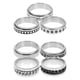 thumbnail image 2 of EeaseMX 7 anillos antiestrés para la ansiedad, giratorios, estilo punk., 2 of 7