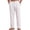 White, variant on RICHCOIN Men Casual Pants Regular Fit Elastic Waist Lightweight Trousers Pleated Dress Pants For Men Beach with Pocket