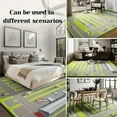 thumbnail image 4 of Outdoor Area Rug Washable Patio Rug Tropical Botanical Floral Chenille Waterproof Outdoor Carpet Non-Slip for Deck, Backyard, 4 of 9