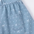 thumbnail image 6 of Ruyang Girls Wide Leg Denim Overalls Cute Bow Polka Dot Shorts Summer Adjustable Strap Y2K&nbsp;Streetwear&nbsp;Denim Shortalls, 6 of 7