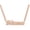 Rose Gold, variant on Bling Double Plated Name Necklace Personalized for Women, 18K Gold Plated Cuban Chain Nameplate Pendant, Dainty Gift for Her