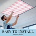 thumbnail image 6 of Pink Plaid Fluorescent Light Covers, Spring Farmhouse Buffalo Checkered Magnetic Light Covers for Ceiling Lights, Fluorescent Ceiling Shade Filters for Classroom Bedroom Office 4x2Ft x 4PCS, 6 of 8