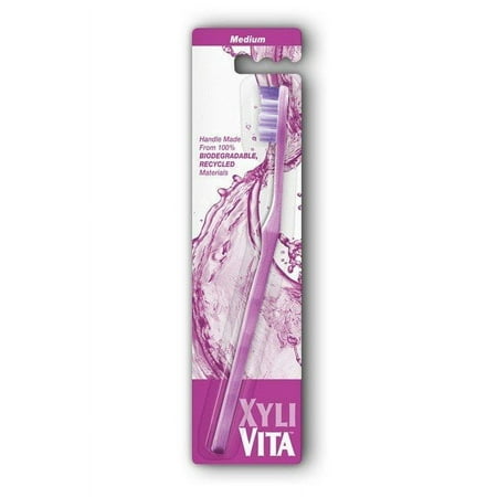 Xylivita Acai Purple Medium Toothbrush 1 Brush