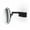 Matte Black, variant on Ws Bath Collections WS 94 CR Spiegel 7-7/8" Diameter Modern Circular Framed Makeup Wall