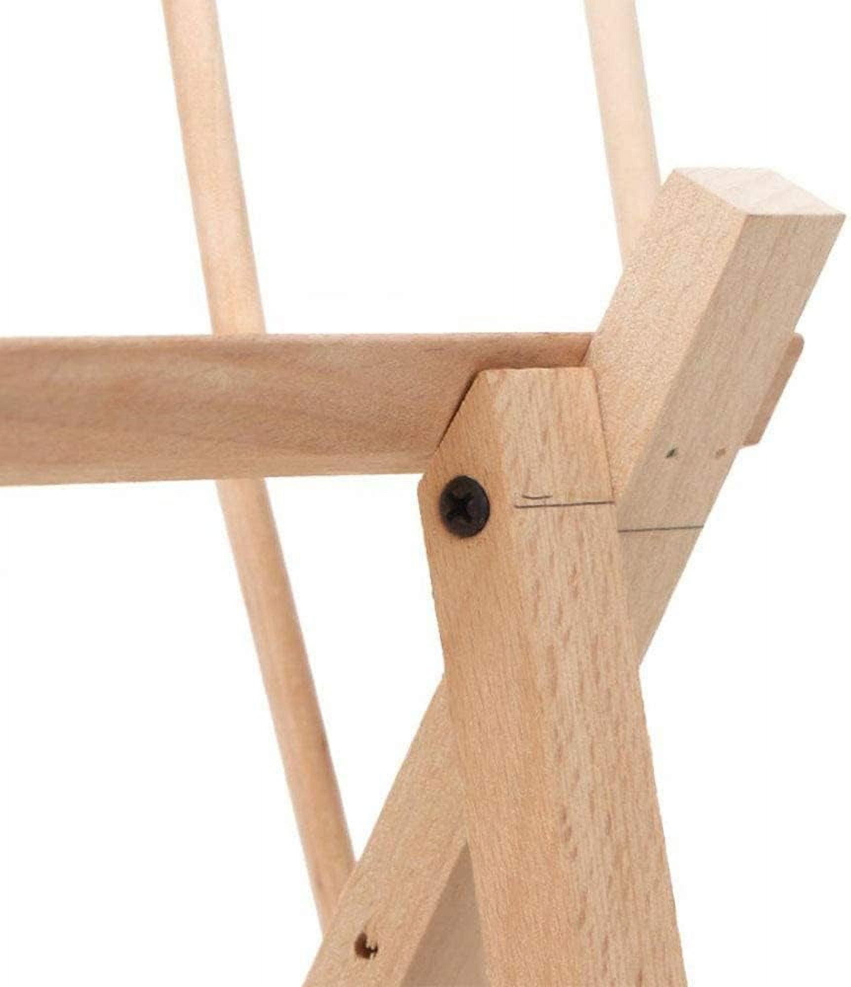 20 Spool Foldable Wooden Thread Rack Holder,Spool Cone Bobbins Stand Thread Organizer Wall Mount Yarn Storage Spool Holder Machine Sewing Embroidery Quilting Storage Holder,Sewing Craft Tools