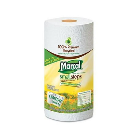 Marcal Premium Recycled Roll Towels, Roll-out, 11 X 5-3/4 MAC6183