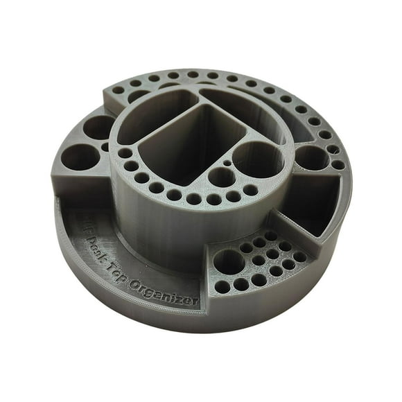 Kit de herramientas de atado de mosca Tablero de mesa Caddista Suministros portátiles Portes de almacenamiento de soporte conveniente para el padre