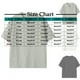 thumbnail image 2 of Jersey Elvqul para Hombre Casual Gris sin Estampado Gym Manga Corta Cuello V, 2 of 6