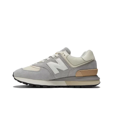 

NB official NB 574 Legacy Retro Comfort Fabric Leather non-slip wear lightweight low-top casual running shoes men s and women s gray