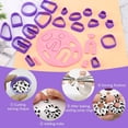 thumbnail image 3 of OUSITAID 129pcs DIY Clay Earring Cutters Set for Polymer Clay Jewelry Making Geometric Shapes Polymer Clay Cutters Set with Earring Hooks and Jump Rings for Beginners, 3 of 11