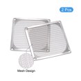 thumbnail image 3 of Uxcell 92mm Stainless Steel Mesh Dustproof Computer Fan Filter Grills 2 Pack, 3 of 5
