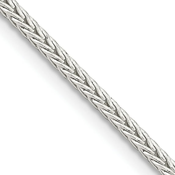 Sterling Silver 2mm Diamond-Cut Round Franco Chain (26 X 2) Made In India qfr200-26