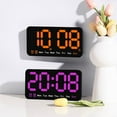 thumbnail image 5 of Large Digital Wall Clock LED Alarm Clock Big Digits 2 Alarms DST Snooze Function for Living Room and Bedroom Decors, 5 of 9