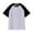 Black, variant on Men's Casual Classic Raglan Sleeve Basic Soft Cotton Cropped Athletic Baseball Jersey T-Shirt