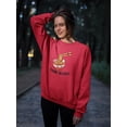 thumbnail image 2 of Think Noodles Ramen Bowl Sweatshirt Women -Smartprints Designs, Female 4X-Large, 2 of 4