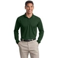 thumbnail image 1 of Sport-Tek Men's Long Sleeve Micropique Polo. ST657, 1 of 6