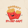 thumbnail image 4 of Inktastic Hooray It's Fry-Day with Cute Fries Boys or Girls Baby T-Shirt, 4 of 5