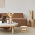 thumbnail image 3 of BRIGHTFUFU 1Pcs Small Foldable Step Stool Beige Anti-slip Wood Stool For General Users, 3 of 4