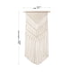 thumbnail image 2 of Tapiz de pared de macramé, tapiz bohemio decorativo elegante, tapiz bohemio, decoración de pared tejida, decoración para bodas, apartamentos, hogar, 41 cm (ancho) x 84 cm (largo), 2 of 6