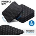 thumbnail image 3 of Treadmill Mat Pads 4PCS- Double-Sided Non-Slip - Anti Vibration Mat for Treadmill, Walking Pad, Exercise Bike - Hardwood Floors Protection, 3 of 7