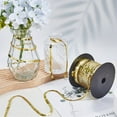 thumbnail image 4 of 2 Rolls 200 Yards Gold Sequin Trim Sequins Beaded Strip Trimmig Ribbon Flat Spangle Metallic Glitter Paillette String Bulk Roll for Sewing Making Clothes Dresses Costume Craft Diy Home Decor, 4 of 7