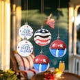 thumbnail image 7 of Lksixu 12 Count 4th of July Ball Ornaments for Tree, 2.4 Inch Star and Stripes Decorative Hanging Ball, Shatterproof Glitter Patriotic Pendants Decorations for Independence Day, Memorial Day, Party, 7 of 7