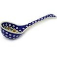 thumbnail image 1 of Polish Pottery 12-inch Ladle (Mosquito Theme) Hand Painted in Boleslawiec, Poland + Certificate of Authenticity, 1 of 6